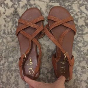 Cole Haan woven leather sandals